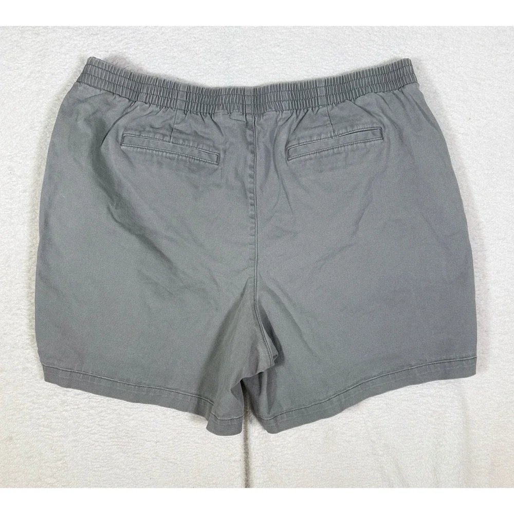 Lands End Womens 18W Gray Mid Rise 6.5